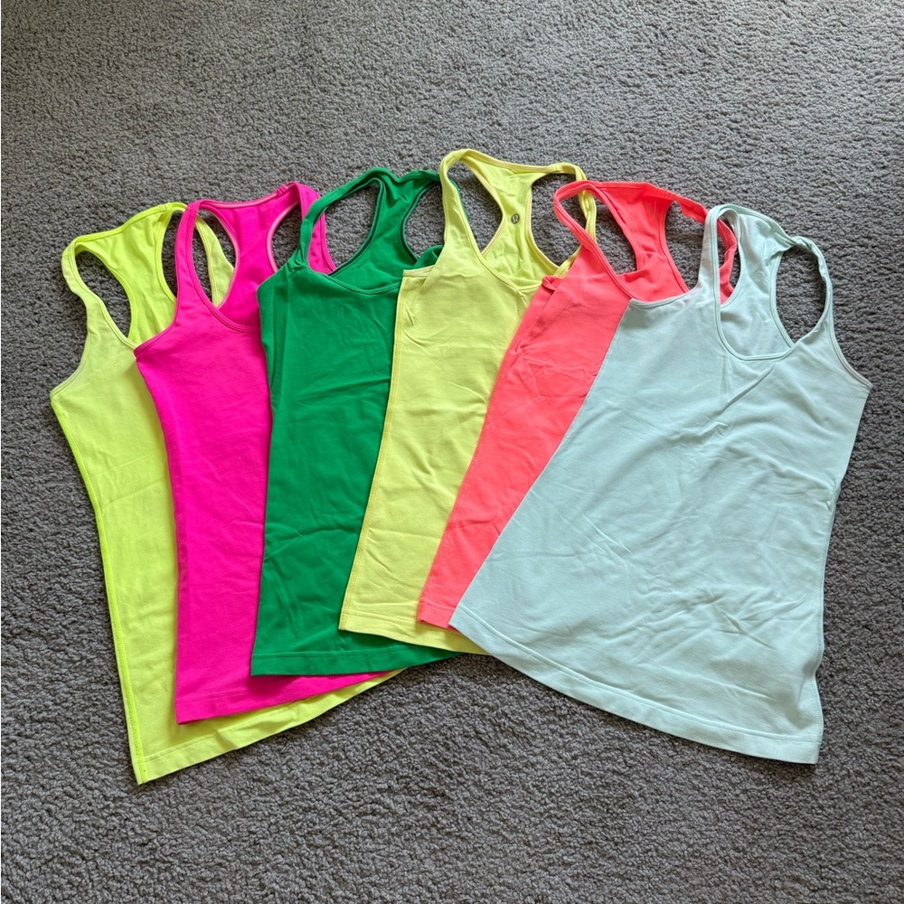 Lululemon Cool Racerback tank tops
